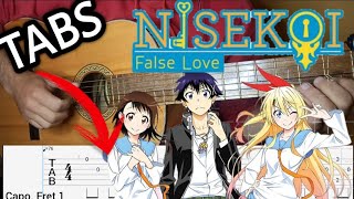 Nisekoi  Graciousness Ost Guitar Cover Con Tablatura [upl. by Alastair407]