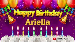 Ariella Happy birthday To You  Happy Birthday song name Ariella 🎁 [upl. by Noiroc]