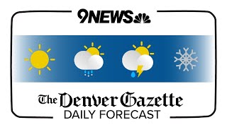 Denver Gazette forecast for Monday Jan 8 [upl. by Aleetha]