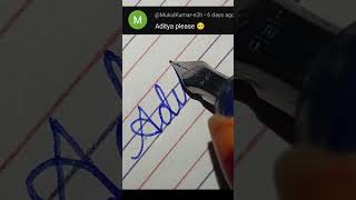 How to write the alphabet AtoZ in cursive writingHandwriting practice cursivehandwriting our name [upl. by Drawyah]