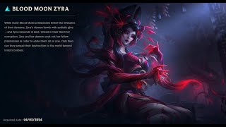 BLOOD MOON ZYRA SKIN SPOTLIGHT WHITE CHROMA04042024 [upl. by Rabma]