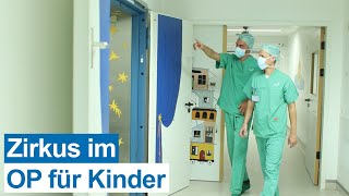 Wandgestaltung in der Kinderanästhesie  Zirkustiere begleiten Kinder und Jugendliche in den OP [upl. by Hirst]