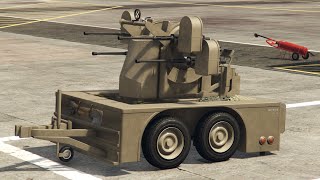 GTA 5  Vom Feuer AntiAircraft Trailer [upl. by Araihc]