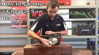 How to change a Circular Saw Blade Milwaukee M18 Fuel M18CCS55 [upl. by Eliott462]