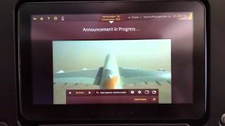 Etihad Abu Dhabi to London cabin crew announcement [upl. by Lynna]