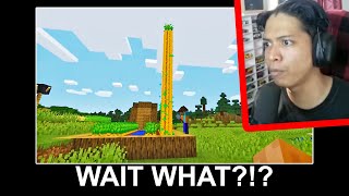 React Minecraft Meme Wait What Part [upl. by Irpac]