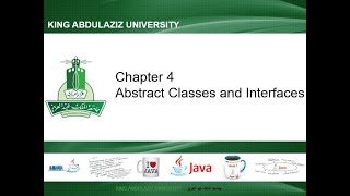 Chapter 4 Abstract Classes and Interfaces [upl. by Bobbye550]