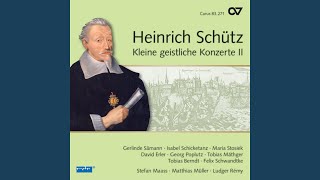 Schütz Kleine geistliche Konzerte II Op 9  No 30 Was betrübst du dich meine Seele SWV 335 [upl. by Leima]