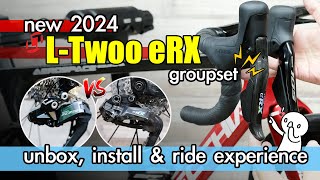 LTwoo eRX Roadbike Groupset Review Install  Chinese Electronic Groupset Ltwoo eRX eR9 [upl. by Atsilac]