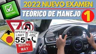 2023 NUEVO EXAMEN TEORICO DE CONDUCIR EN ESPAÑOLEXAMEN ESCRITO1LICENCIA DE MANEJO EN USA [upl. by Imac]