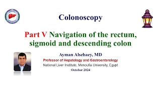 Colonoscopy Part V Navigation of the rectum sigmoid and descending colon 2024 [upl. by Sonaj66]