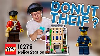 One day as a LEGO policeman  LEGO 10278 Police Station Review  Speed Build [upl. by Braunstein]