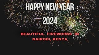 HAPPYNEWYEAR2024 BEAUTIFUL FIREWORKS AT THE IMAARA MALL NAIROBIKENYA [upl. by Nele]