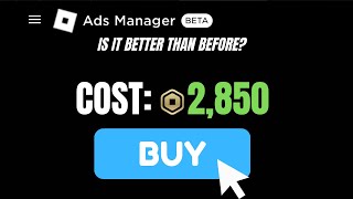 How to use ROBLOX Ad Manager [upl. by Kcinnay]