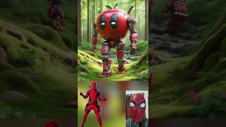 superheroes but Apple robot 😱🔥Marvel amp DCAll Characters marvel avengersshortsrobot [upl. by Claretta287]