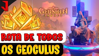 GUIA ATUALIZADO DE ROTA DE GEOCULUS AUMENTE SUA STAMINA O QUANTO ANTES  GENSHIN IMPACT [upl. by Koppel]