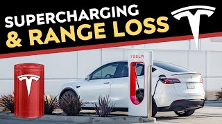 Does Supercharging DESTROY Tesla Battery  Tesla Range Loss [upl. by Nilrev]