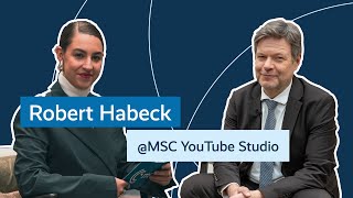 Victoria Reichelt meets Robert Habeck I MSC YouTube Studio [upl. by Enimsaj]