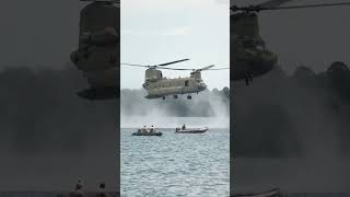 Extreme Techniques US CH47 Helicopter Extract Special Forces at Sea [upl. by Jevon]