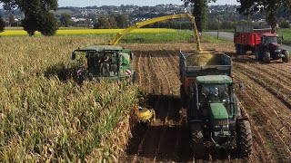 Ensilage de maïs 2023  John Deere 6610 [upl. by Harv930]