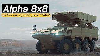 Turkía FNSS presenta Alpha 8x8  podría ser otra opción para la licitación CROMO de Chile [upl. by Oberg677]