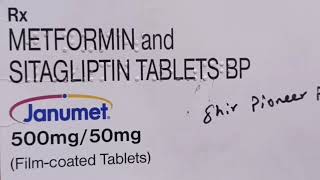 Janumet tablet uses in hindi  janumet 50500 tablet price  janumet 50 tablet dose  diabetes [upl. by Inalial]