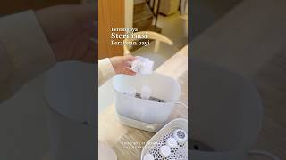 Sterilisasi peralatan bayi 🛒 cek desc box sterilizer sterilizerbotolsusu mesinsterilizer [upl. by Aalst]