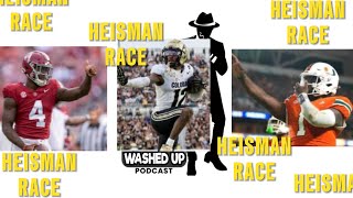 COLLEGE FOOTBALL HEISMAN RACE [upl. by Dnalro]