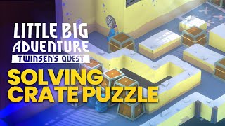 Solving Crate Puzzle  Little Big Adventure Twinsens Quest [upl. by Noryk569]