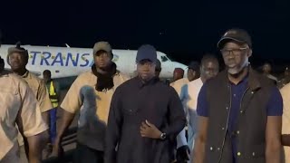 Direct L’arrivée de Ousmane Sonko A Ziguinchor [upl. by Nauqyt]