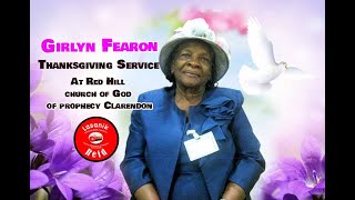 Girlyn Fearon At Red Hill church of God of prophecy Clarendon [upl. by Atibat686]