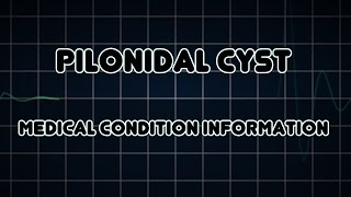 Pilonidal cyst Medical Condition [upl. by Oilasor]