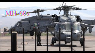 4K MH60 SEAHAWKs of Helicopter Maritime Strike Four Six HSM46 the quotGrandmastersquot at TUS [upl. by Anilac]