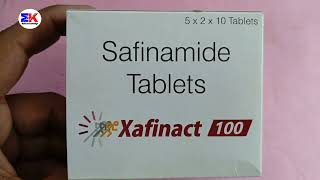 Xafinact 100 Tablet  Safinamide Tablet  Xafinact Tablet Uses Benefit Dosage review in hindi [upl. by Bigod131]