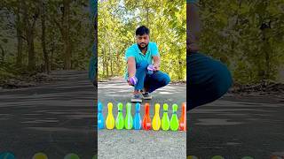 Colourful Bowling Set🎳Testing for Indoor and Outdoor play [upl. by Naasar]