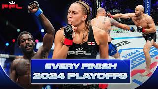 Dakota Ditcheva Denis Goltsov amp MORE 👊💥  Every Finish In 2024 PFL Playoffs [upl. by Noyahs]