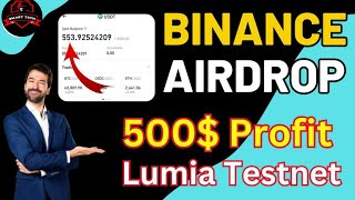 Binance Lumia Testnet Airdrop And XP Claim Bridge ETH [upl. by Buine]