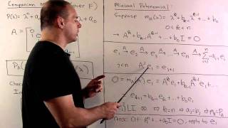 Example of Rational Canonical Form 1 Single Block [upl. by Percy]