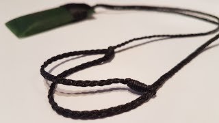 How to Tie an Adjustable Sliding Knot for a Cord Necklace [upl. by Frederique]