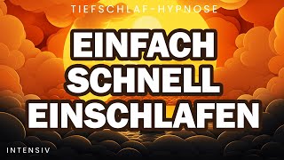 Schnell Einschlafen Schau das an TiefschlafHypnose Sehr Stark [upl. by Ahsuas]