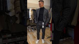 Pánsky elastický oblek pre Vás 😍 grebnesor fashion streetoutfit outfit autumnfashion ootd [upl. by Aratahs]