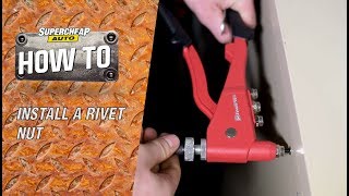 How to  Install A Rivet Nut  Nut Sert  ToolPRO Rivet Nut Tool [upl. by Gillead]