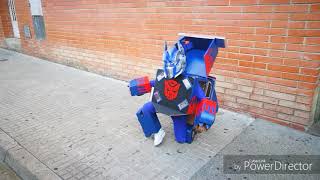 Disfraz de Optimus Prime Transformers [upl. by Nylitak]