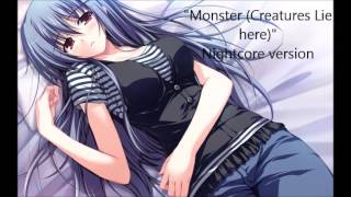 Creatures Lie here NIGHTCORE [upl. by Notle544]