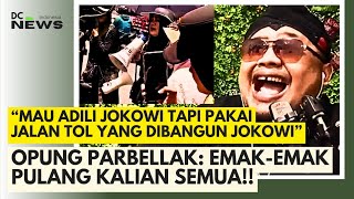 Kocak Opung Parbellak Roasting Emakemak yang Mau Kepung Rumah Jokowi [upl. by Azal]