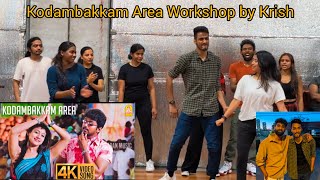 Kodambakkam Area Song Dance Workshop by Krish dancewithak thalapathy vijay nayanthara [upl. by Reizarf935]