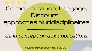 Colloque  mardi 15 octobre matin [upl. by Trebeh]