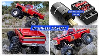 Traxxas TRX4MT Brushless System put to the test traxxas radiocontrol rccrawler brushless [upl. by Gaye]