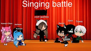 Singing battle Aphmau versionGacha life [upl. by Rainie92]