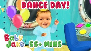 BabyJakeofficial  🎉🕺 Baby Jakes Dance Party 🎈🥳  55 MINS  Dance Day  Yacki Yacki Yoggi [upl. by Auhesoj]